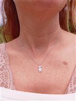Vicenza - Piazzetta Palladio 2 - Collar Crivelli Mujer easy in Oro blanco Diamante 0.21 Ct 289-VP7597 - 289-VP7597